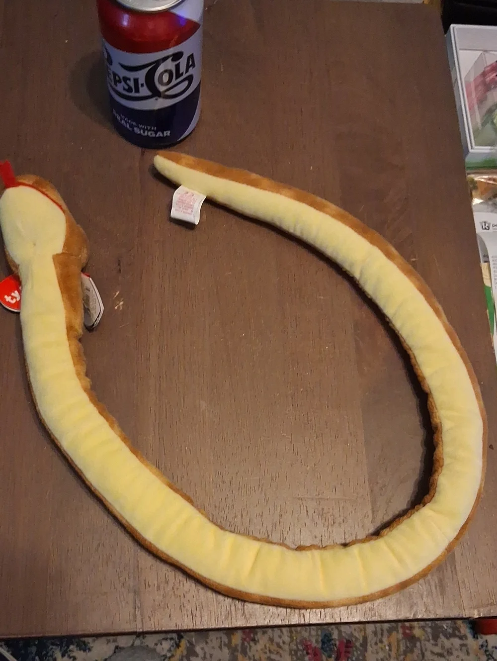 TY Plush Snake  Neck Plush Toy - Brown